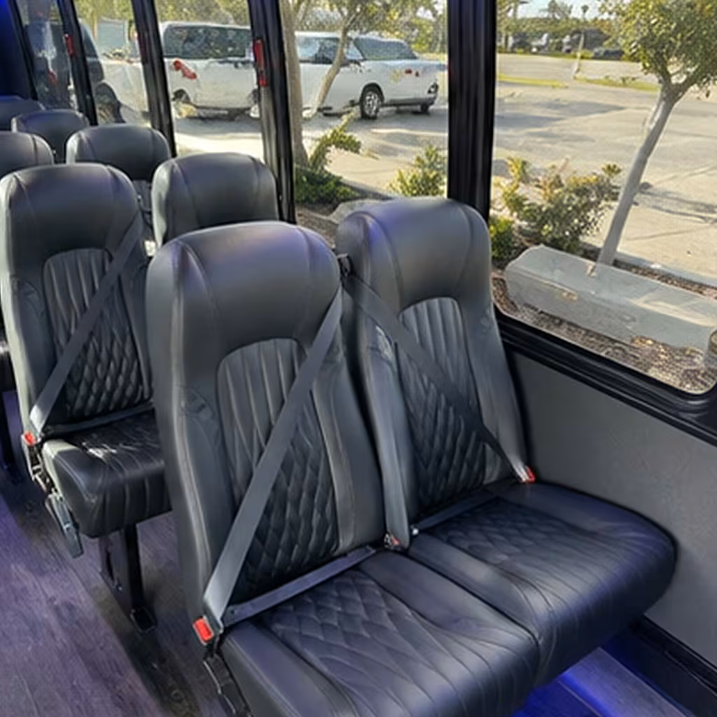 28 passenger minibus inside