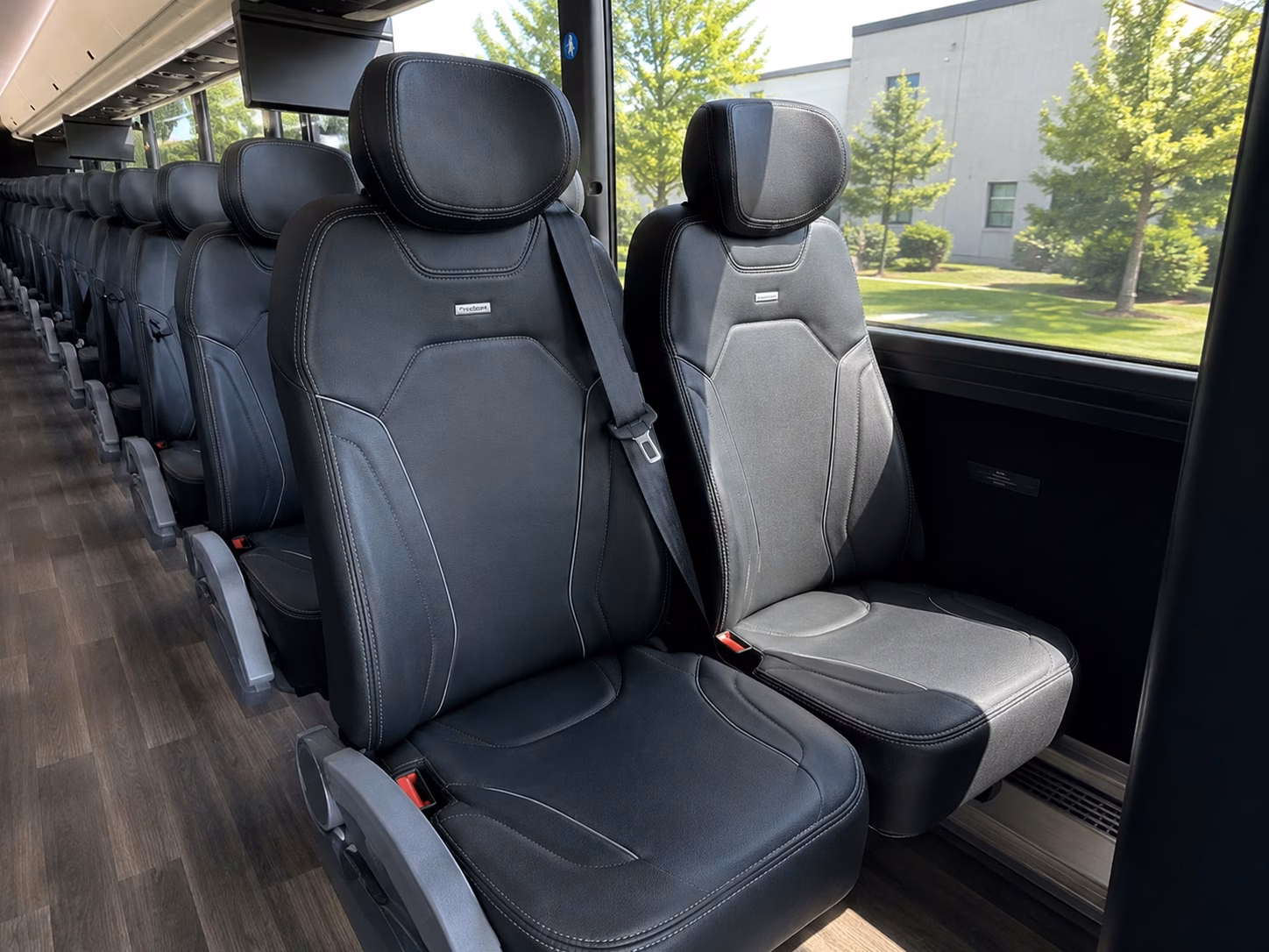 palm bay charter bus interior