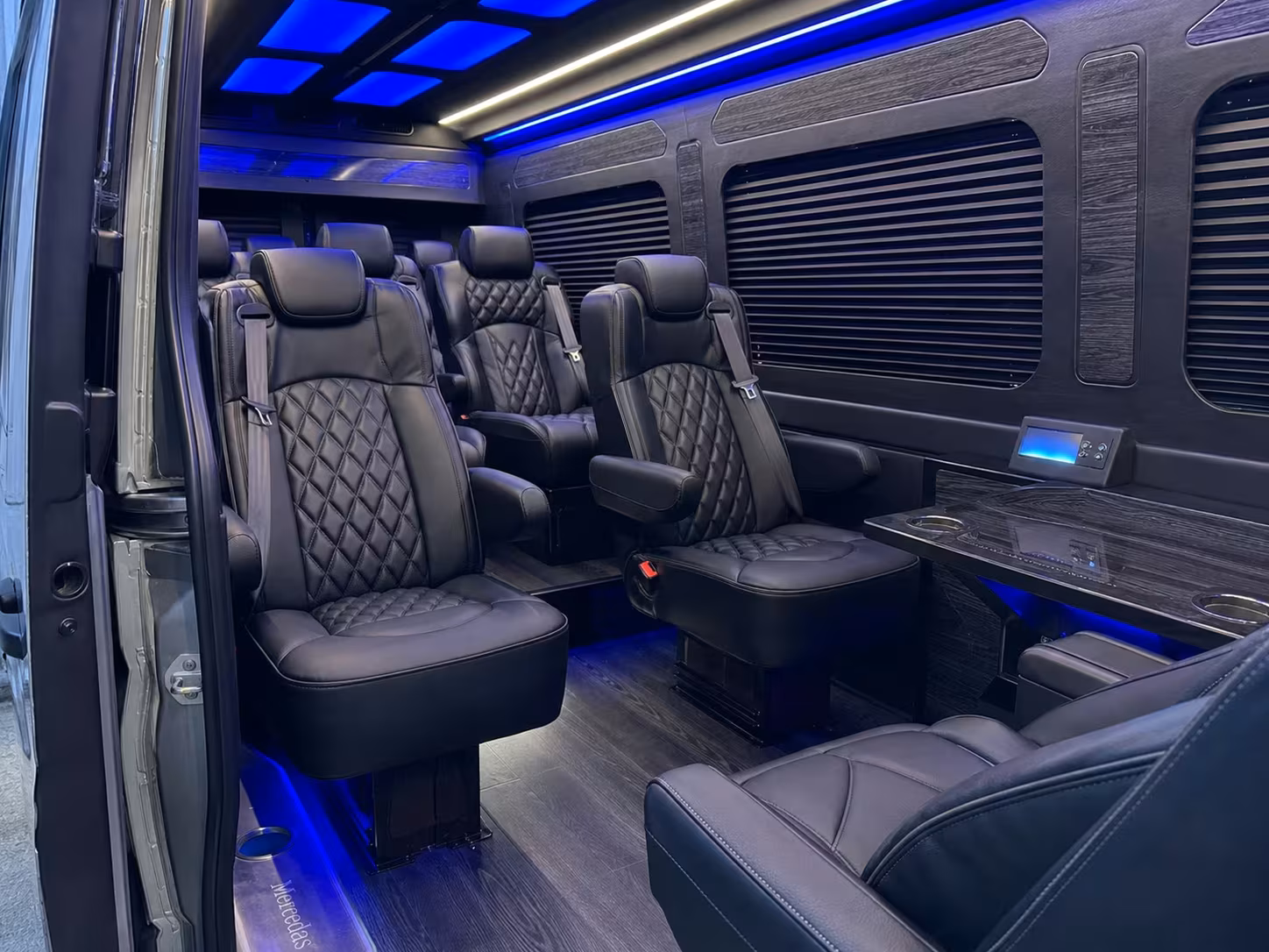 sprinter van transportation for groups and events across palm bay