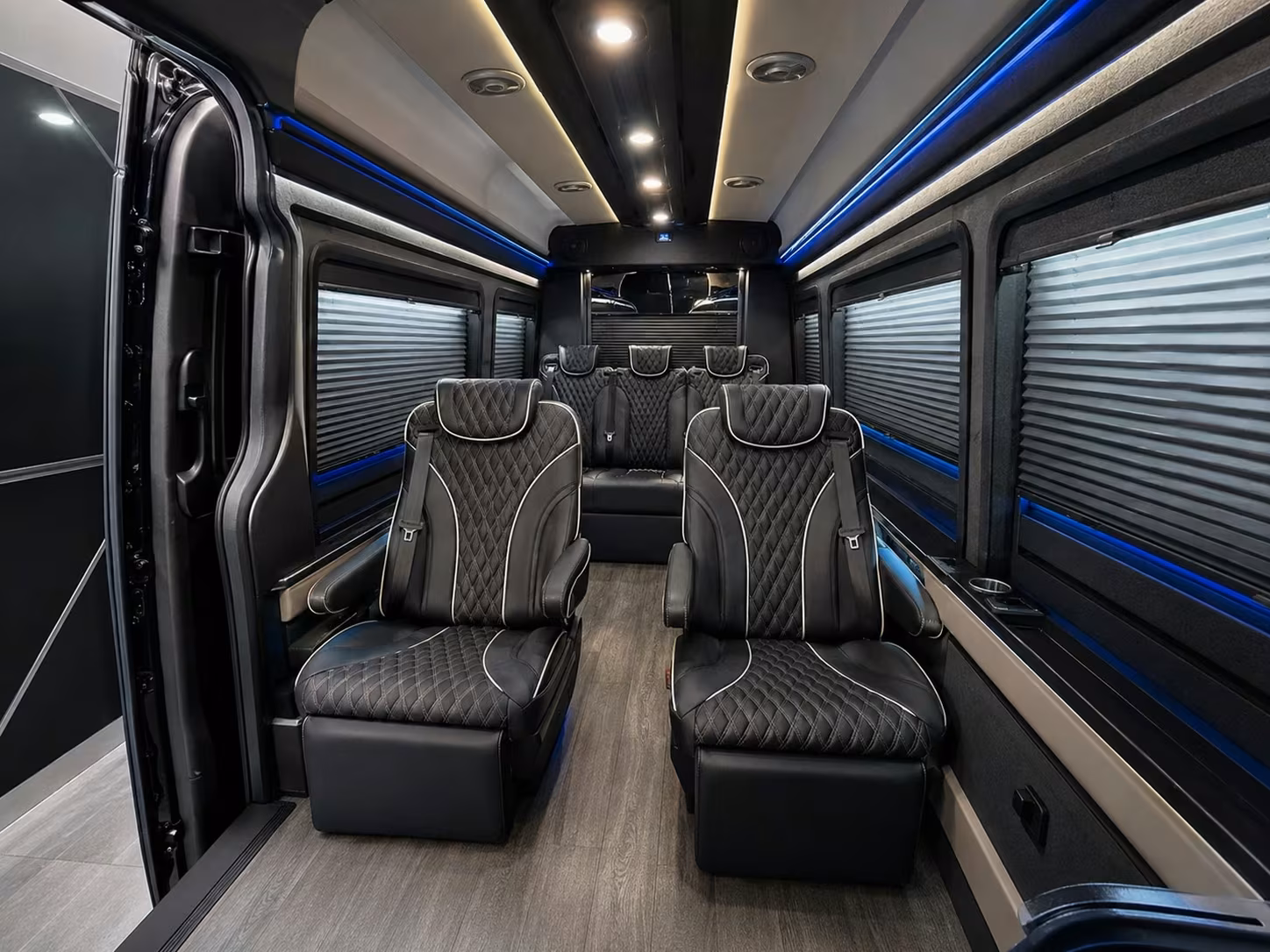 sprinter van with driver interior