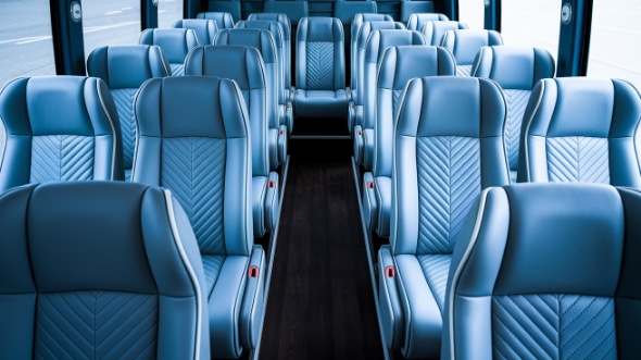 28 passenger minibus interior