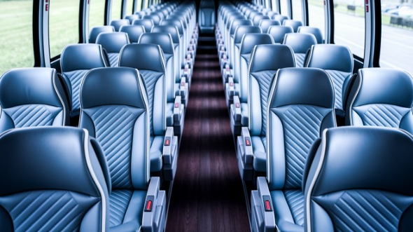 55 passenger charter bus interior palm bay