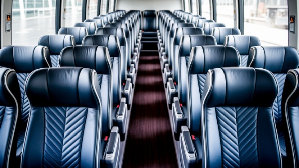 palm bay 56 passenger charter bus inside
