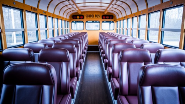 palm bay school bus rental inside