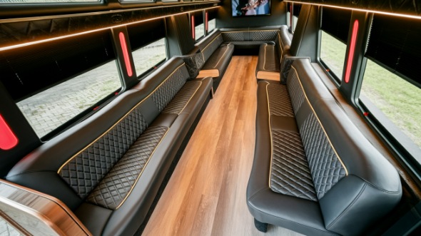 party bus rental interior palm bay